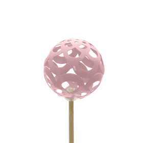 Deco Ball Kate 5cm on 50cm stick pink