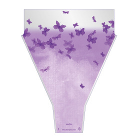 Papillon 20x14x4in lilac