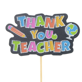 Thank you teacher 6cm on 50cm stick FSC*