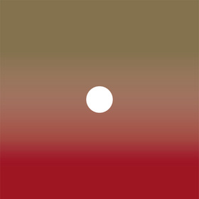 Opalite Gradient 24x24in rojo/dorado con hueco