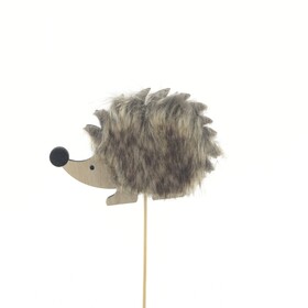 Hedgehog Hank 5.5cm on 10cm stick FSC*