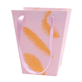 Carrybag Golden Feathers 17/13x11/11x20cm lilac