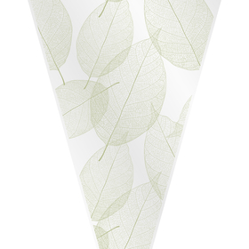 Sleeve Skeleton Leaves 50x35x10cm FSC* green