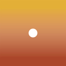 Ruana Opalite Gradient 24x24in mustard/pumpkin orange with h