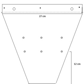 Plant sleeve 30x27x12,5cm transparent + AH