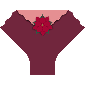 Sleeve Mirjam 38x49.5x14.5cm FSC* red