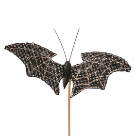 Fledermaus Batman 12cm auf 50cm Stick schwarz