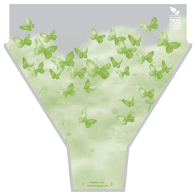 Papillon Bloom 90% PCR 20x17x5in verde