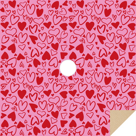 Crazy Love 24x24in with hole