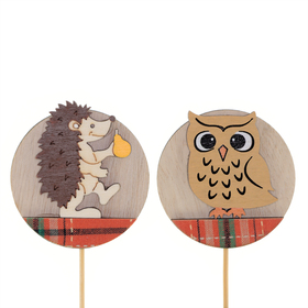 Jack & Rudy 5.5cm on 10cm stick FSC* assorted x2