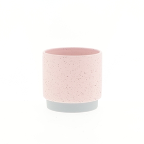 Ceramic pot Claudine Ø10.5xH10cm ES9 pink