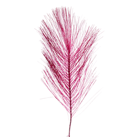 Artificial Feather Fendi 10cm on 10cm stick burgundy
