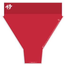 Duo Tones 90% PCR 20x17x5in rojo