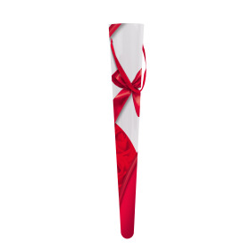 Rozenkoker Ribbon & Roses 6x2x52,5cm rood