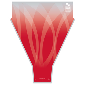 Chantalle 90% PCR 20x14x4in red
