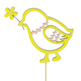 Happy Chicks 8,5cm op 10cm stok FSC* geel