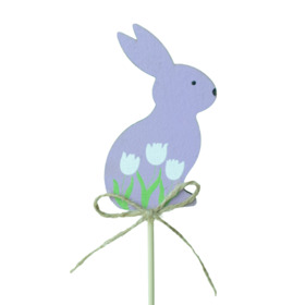 Bunny Tulips 9x5.5cm on 50cm stick lilac