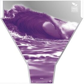 PCR80% Sleeve Wave 50x35x10cm purple