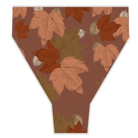 Capuchón Fall Leaves 20x17x5in brown