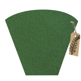 Plant sleeve Handmade by Martha 27.5x31x14cm green