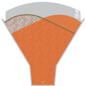 Cotton Fields 90% PCR 20x17x5in orange