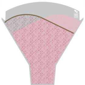 Cotton Fields 90% PCR 20x17x5in pink