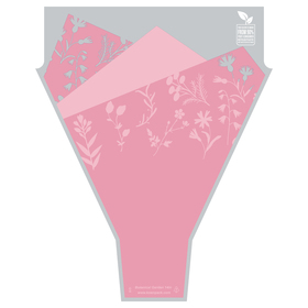 Botanical Garden 90% PCR 21x14x4in pink