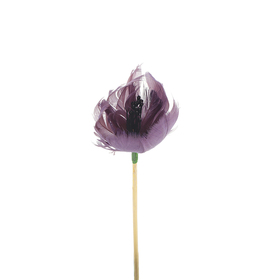 Blume Nemerosa 4,5cm auf 50cm Stick lila