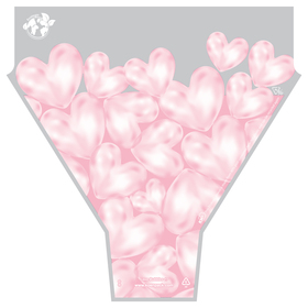 Love Bubbles 90% PCR 20x17x5in pink