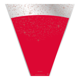 Sleeve Starlight 50x35x10cm red