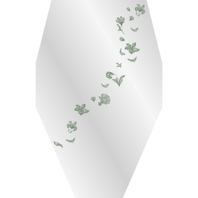 SleeveArrangement Fleur 70% PCR 55x58x12cm green
