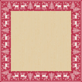 Nordic 24x24in red