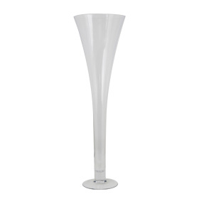 Glass Vase Pegasi TopØ10xH39 in