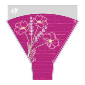 Neon 90% PCR 20x17x5in rosado