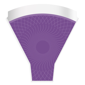 Capuchón Sunrise F/C 20x17x5in purple