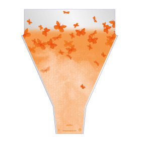 Sleeve Papillon 50x35x10cm orange