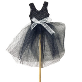 Ballerina Pick in 50cm stick lace dress black