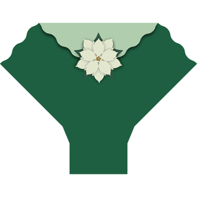 Sleeve Mirjam 38x49.5x14.5cm FSC* green