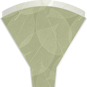 Tüte Skeleton Leaves 50x35x10cm grün