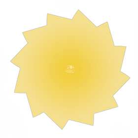 Sheet Scarlet ø80cm 70% PCR yellow