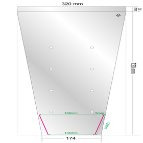 Plant sleeve BOPP50 75x32x17.2cm + AH