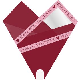 Smartsleeve Whispers of Love (lxb) 50x44cm rouge
