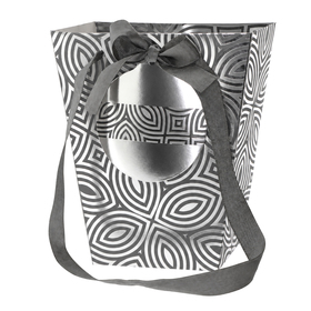 Carrybag Ezra 17/13x11/11x20cm FSC* silver