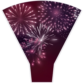 PCR80% Sleeve Fireworks 50x44x12cm