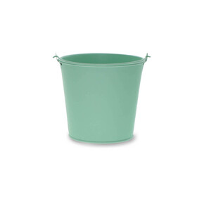 Zinc bucket Breeze Ø15/11xH13.5cm ES14 Hemlock green