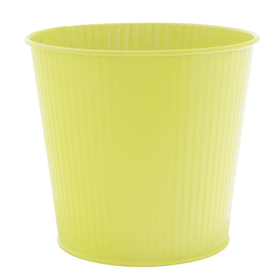 Zinc pot Isa Ø10.3/7.5xH9 ES9 Butter Yellow