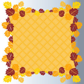 Fall Basket 24x24in Sheet yellow