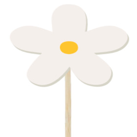 Daisy 8.5x8.5cm on 39.5cm stick FSC*