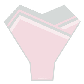 Milena 20x17x5in pale pink (No block)