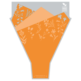 Botanical Garden 90% PCR 21x14x4in orange